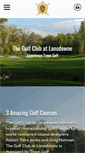 Mobile Screenshot of golfatlansdowne.com